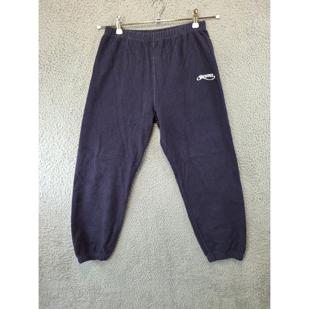 SPRWMN Los Angeles Sweatpants Womens S (Fits 26x23) Navy Blue Fleece Soft Warm